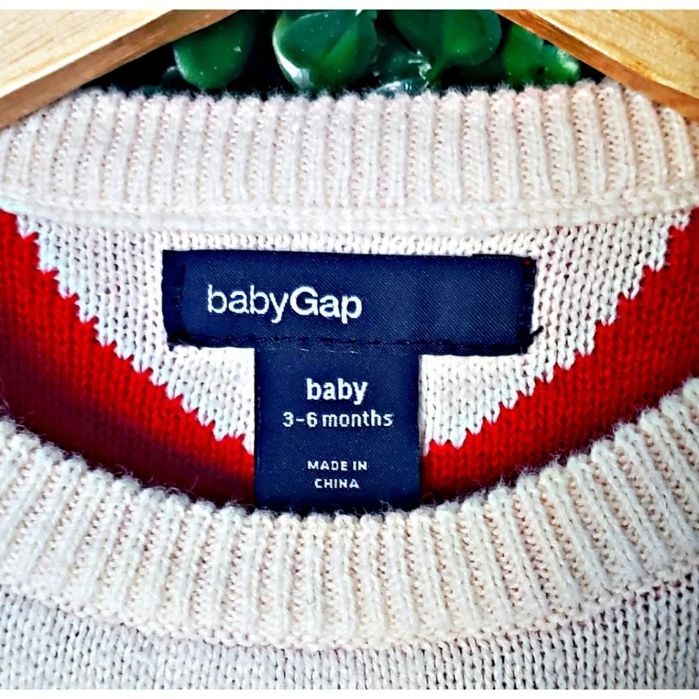 35. 2/$25 Gap Baby sweater one piece